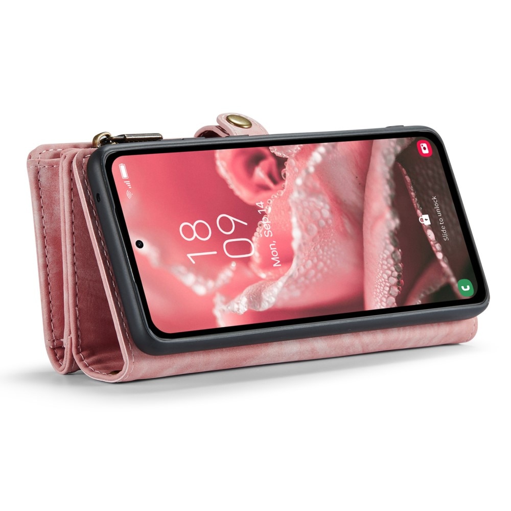 Étui portefeuille multi-cartes Samsung Galaxy A35, Rouge