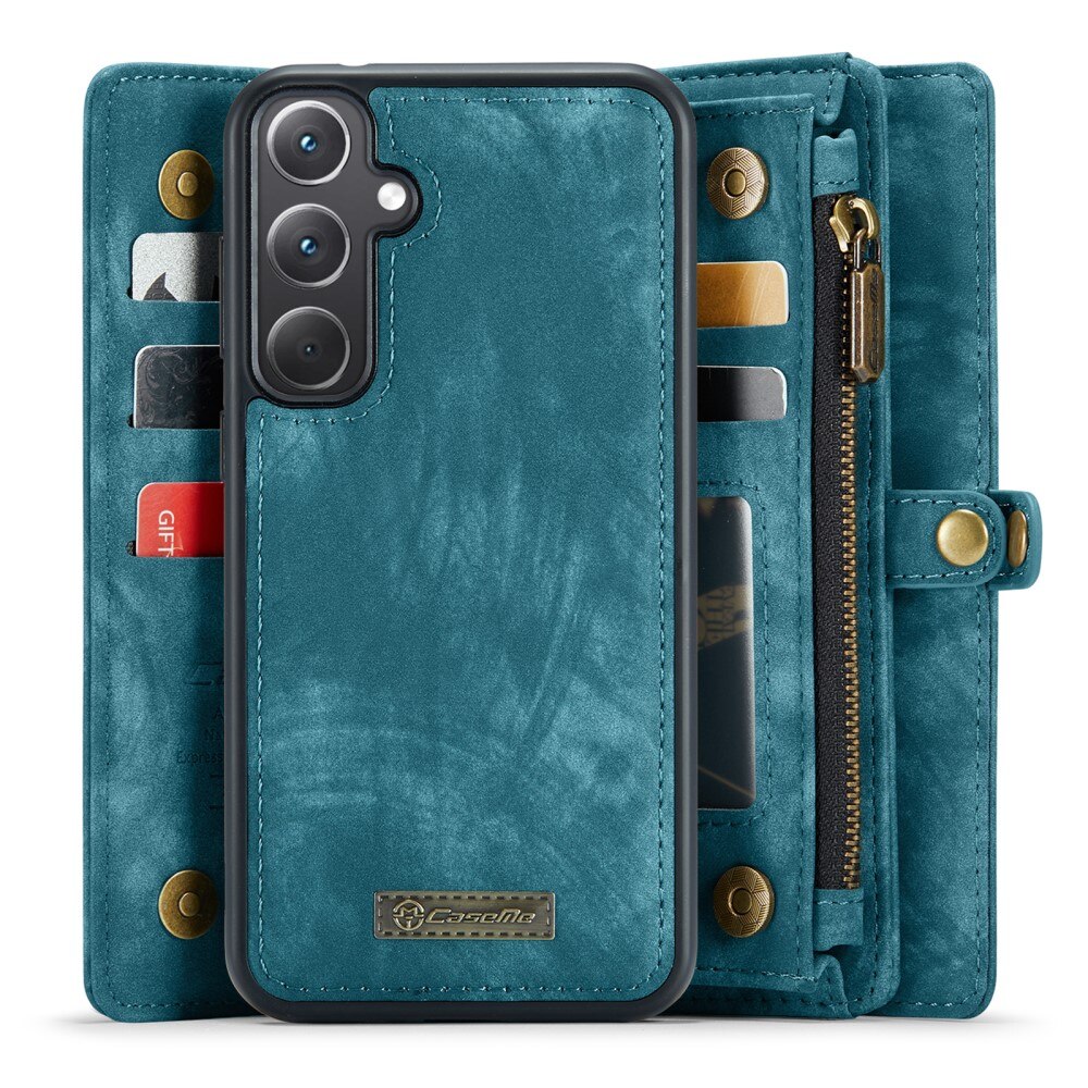 Étui portefeuille multi-cartes Samsung Galaxy A35, Bleu
