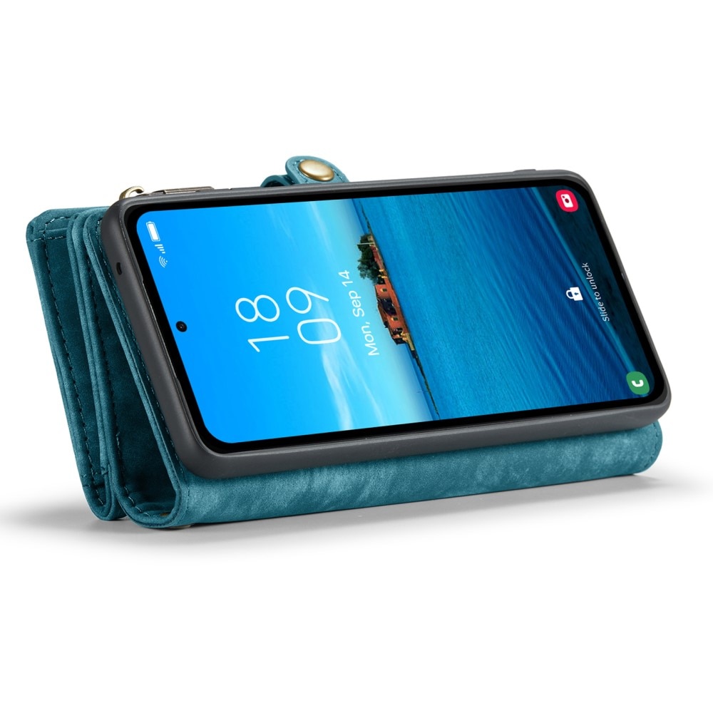 Étui portefeuille multi-cartes Samsung Galaxy A35, Bleu