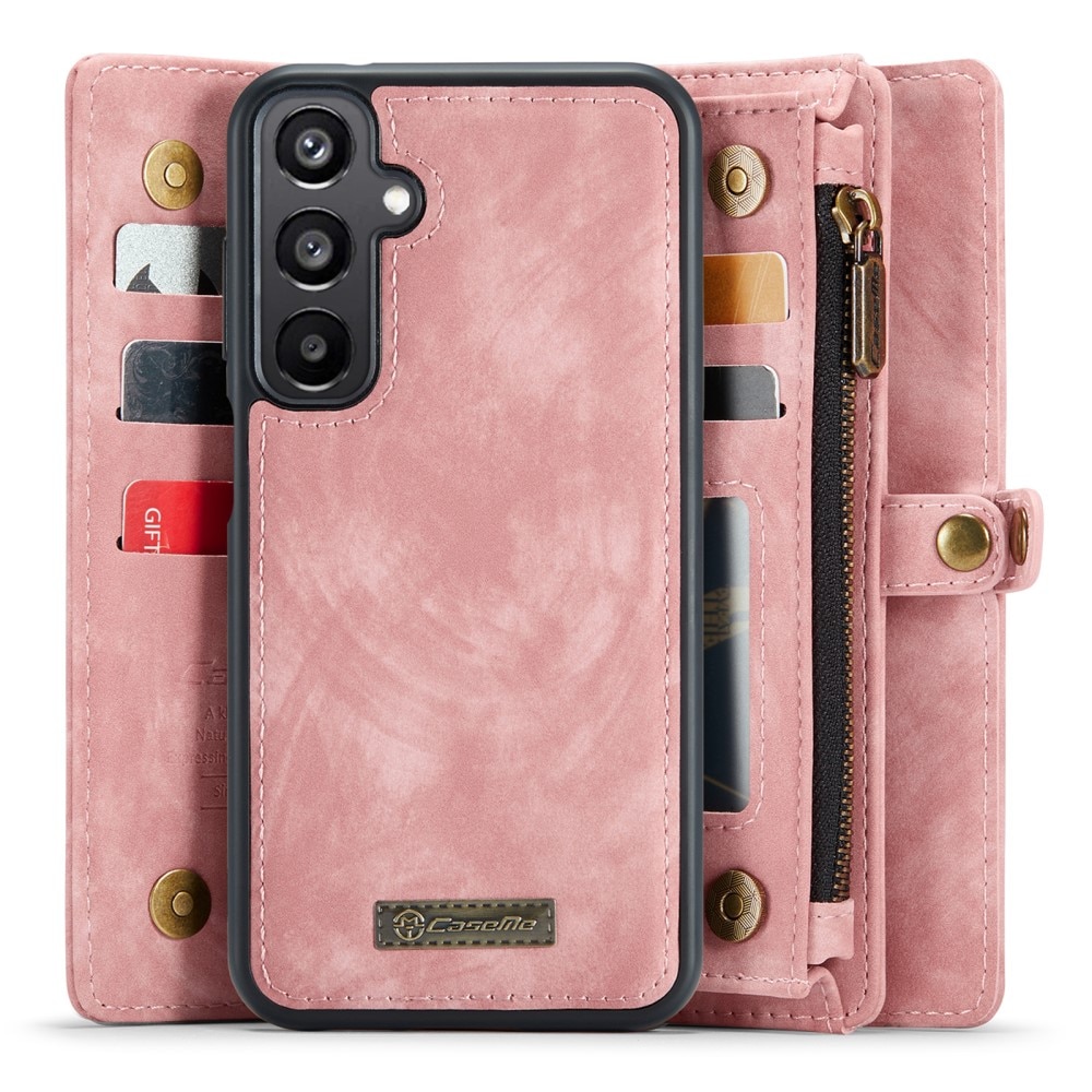 Étui portefeuille multi-cartes Samsung Galaxy A15, Rose