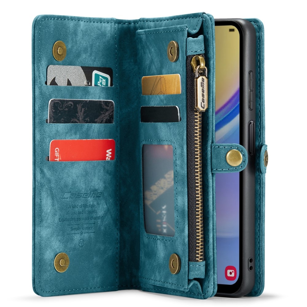 Étui portefeuille multi-cartes Samsung Galaxy A15, Bleu