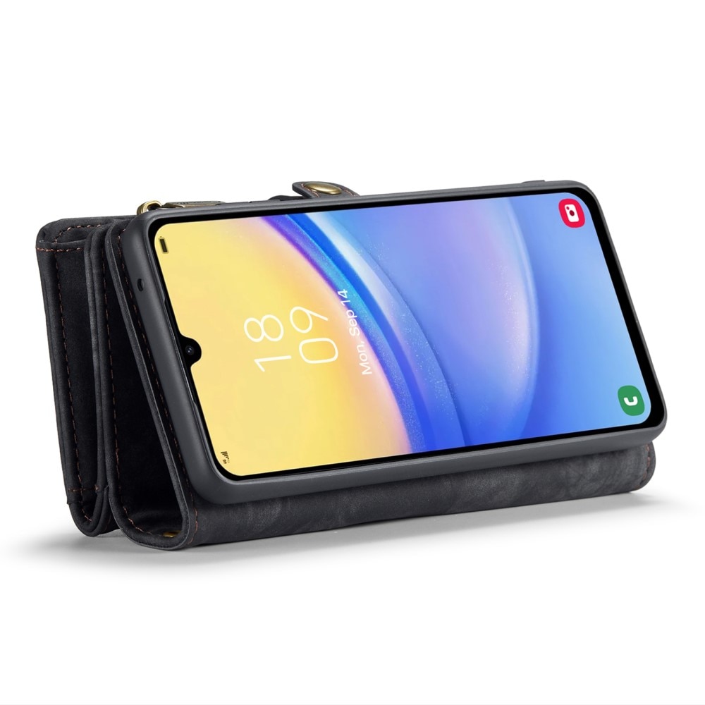 Étui portefeuille multi-cartes Samsung Galaxy A15, Gris