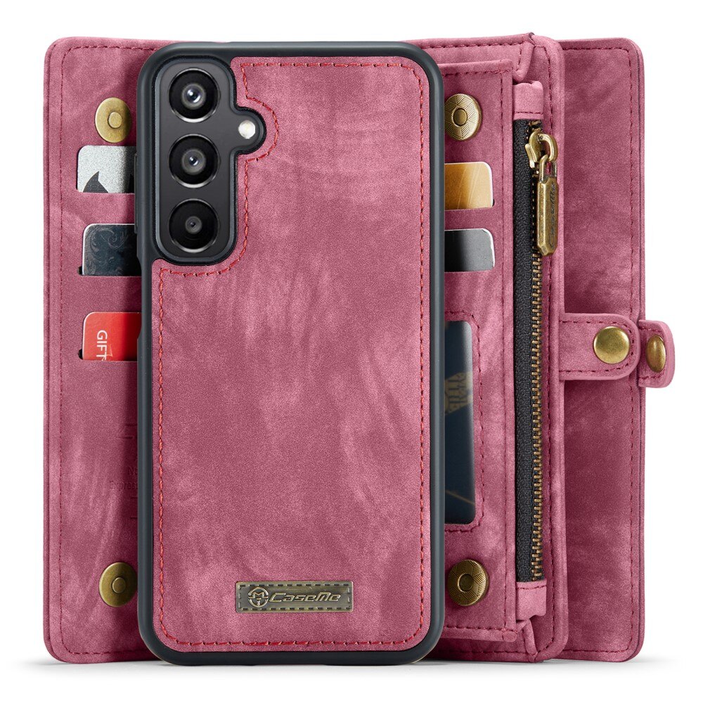 Étui portefeuille multi-cartes Samsung Galaxy A05s, Rouge