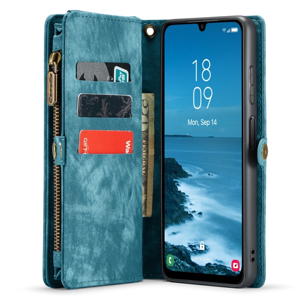 Étui portefeuille multi-cartes Samsung Galaxy A25, Bleu