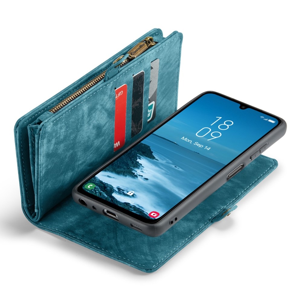 Étui portefeuille multi-cartes Samsung Galaxy A25, bleu