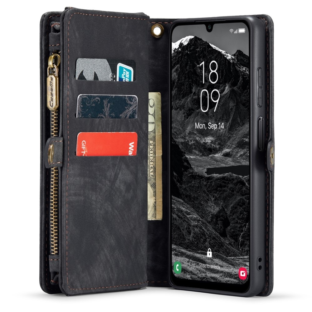 Étui portefeuille multi-cartes Samsung Galaxy A25, Gris
