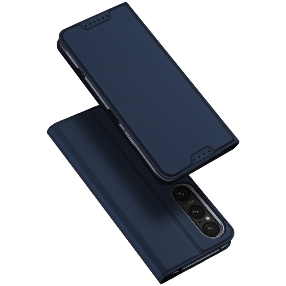 Étui portefeuille Skin Pro Series Sony Xperia 1 VI, Navy