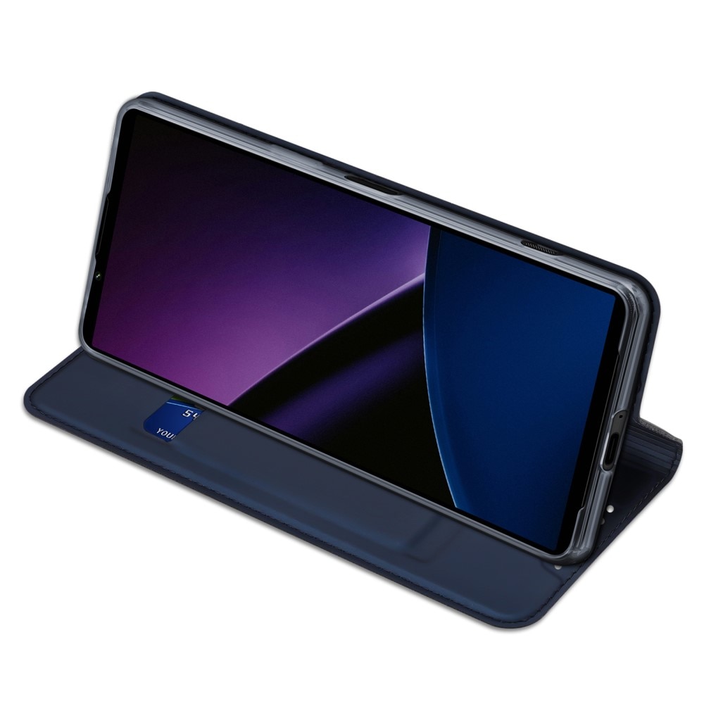 Étui portefeuille Skin Pro Series Sony Xperia 1 VII, Navy