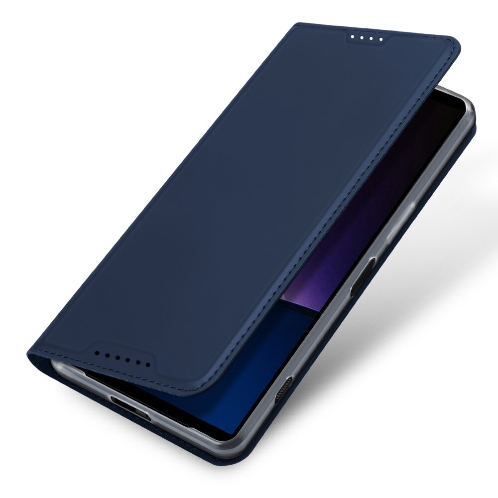 Étui portefeuille Skin Pro Series Sony Xperia 1 VI, Bleu