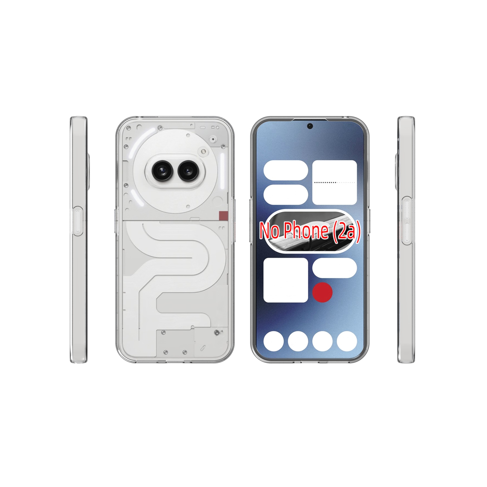 TPU Coque Nothing Phone 2a, Transparent