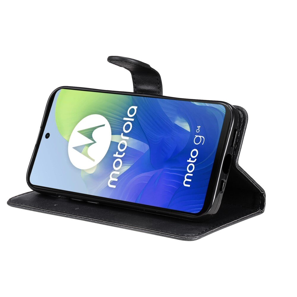 Étui portefeuille Motorola Moto G24 Power, noir
