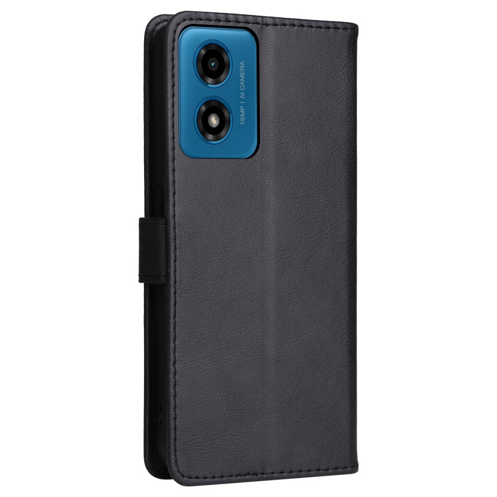 Étui portefeuille Motorola Moto G24 Power, noir