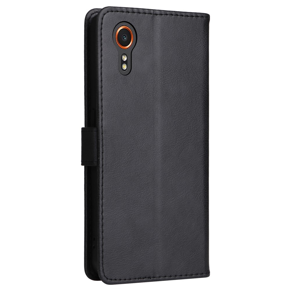 Étui portefeuille Samsung Galaxy Xcover 7, noir