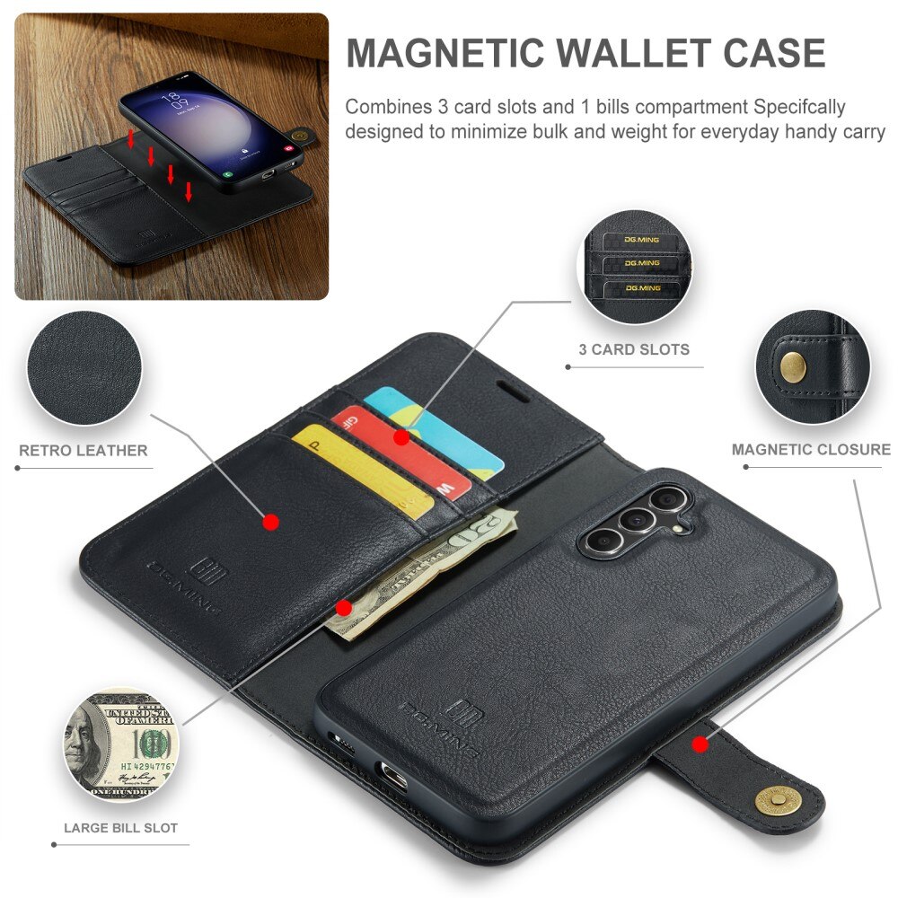 Étui portefeuille Magnet Wallet Samsung Galaxy A55, Black