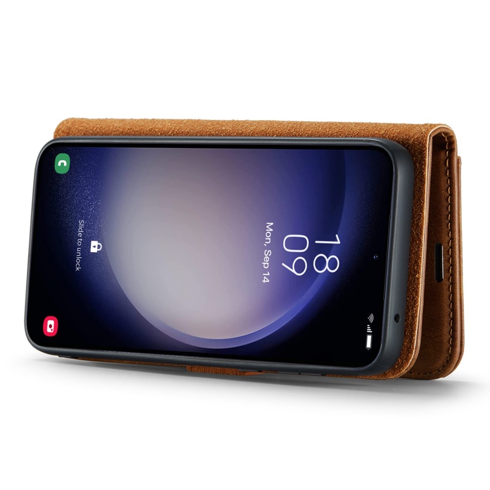 Étui portefeuille Magnet Wallet Samsung Galaxy A55, Cognac