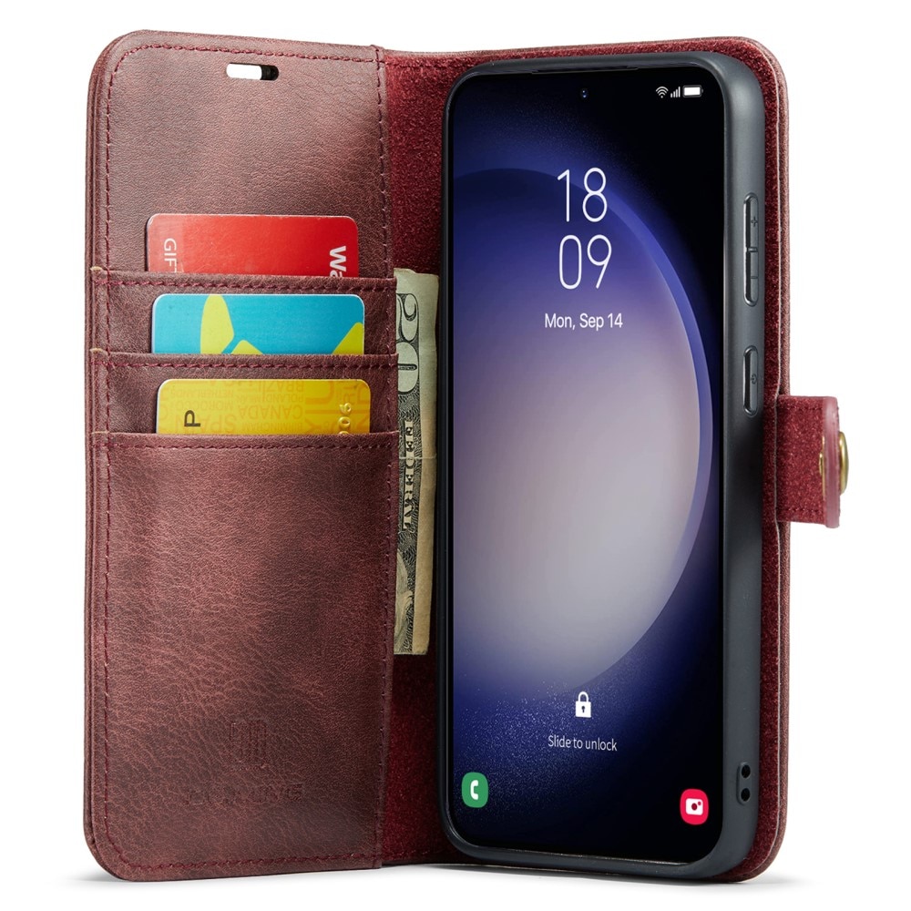 Étui portefeuille Magnet Wallet Samsung Galaxy A55, Red