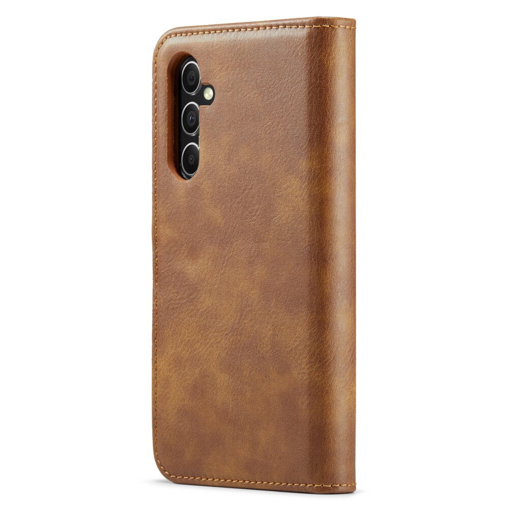 Étui portefeuille Magnet Wallet Samsung Galaxy A35, Cognac