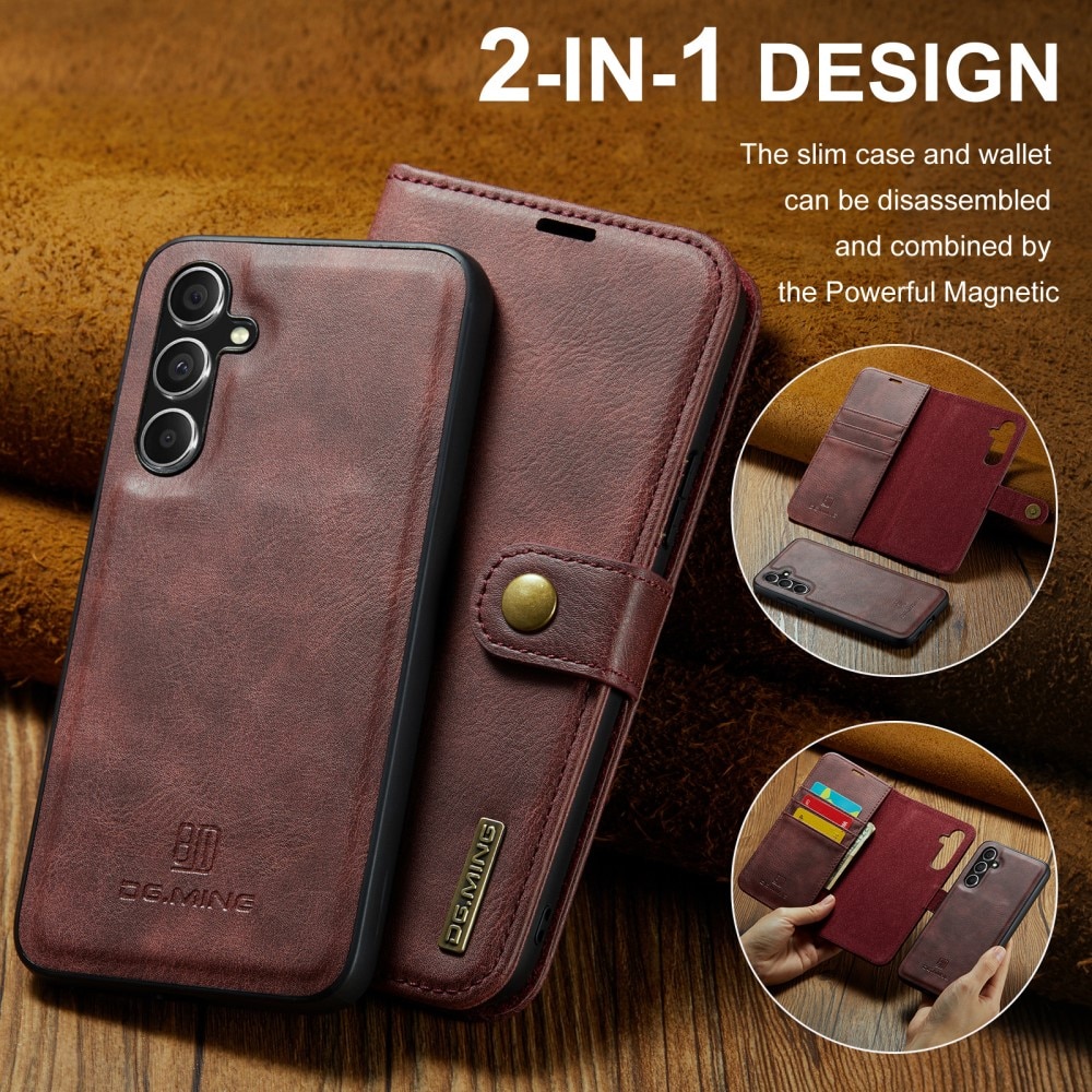 Étui portefeuille Magnet Wallet Samsung Galaxy A35, Red