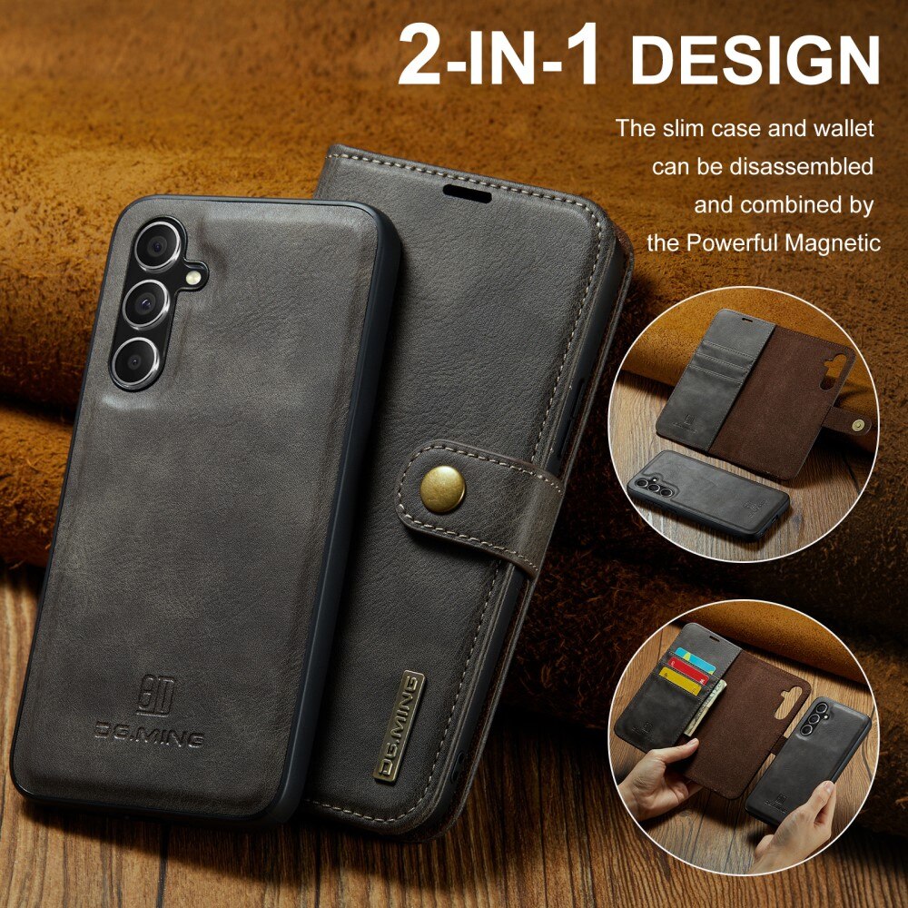 Étui portefeuille Magnet Wallet Samsung Galaxy A15, Brown