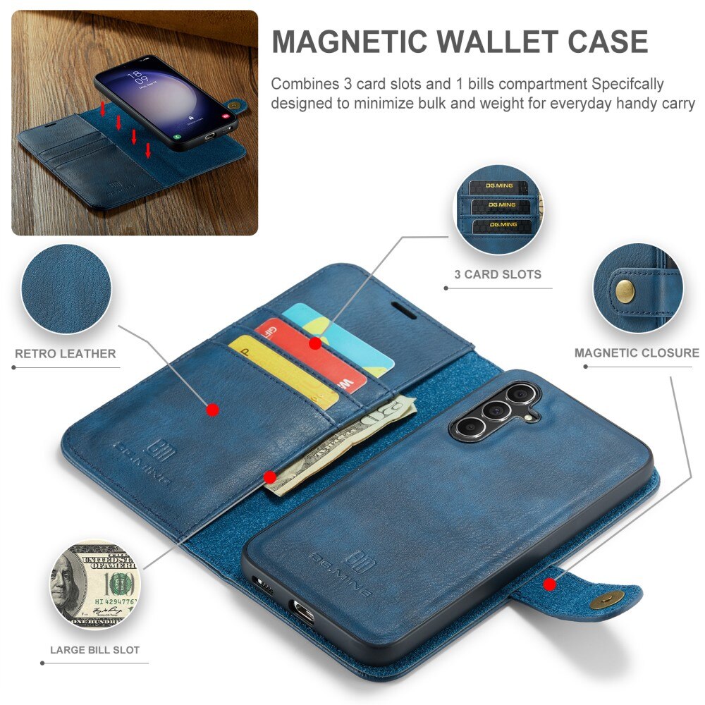 Étui portefeuille Magnet Wallet Samsung Galaxy A15, Blue