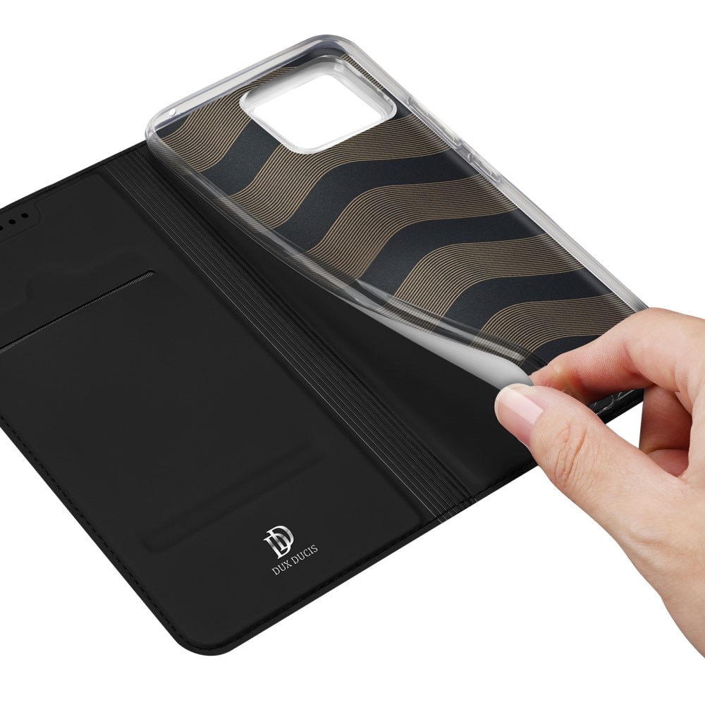 Étui portefeuille Skin Pro Series Asus Zenfone 11 Ultra, Noir