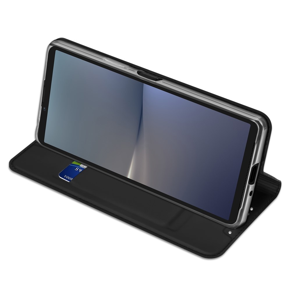 Étui portefeuille Skin Pro Series Sony Xperia 10 VI, Noir
