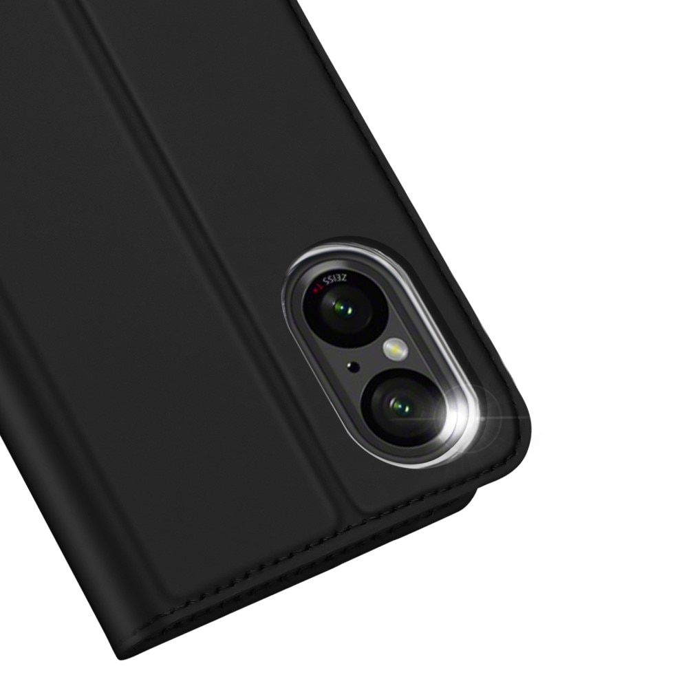 Étui portefeuille Skin Pro Series Sony Xperia 10 VI, Noir