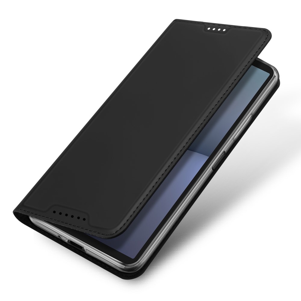 Étui portefeuille Skin Pro Series Sony Xperia 10 VI, Black