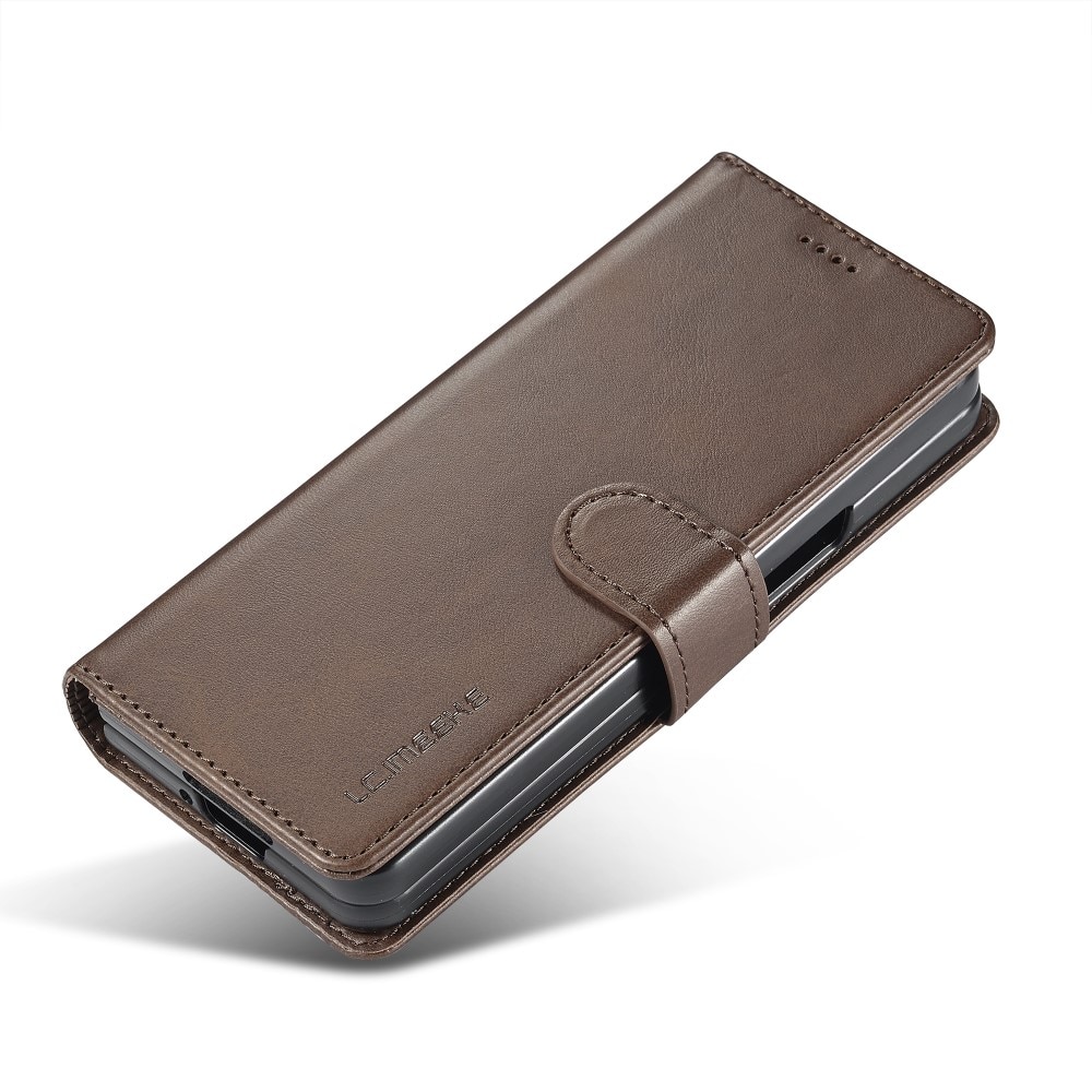 Étui portefeuille Samsung Galaxy Z Fold 6, marron