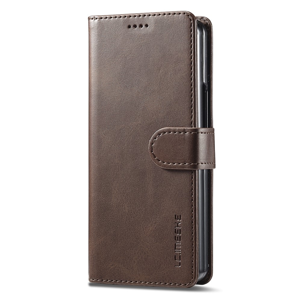 Étui portefeuille Samsung Galaxy Z Fold 6, marron