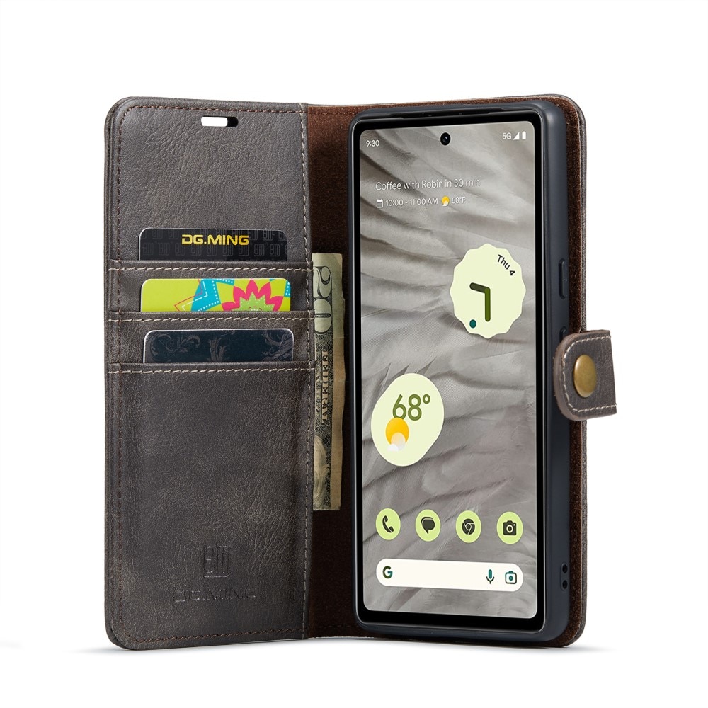 Étui portefeuille Magnet Wallet Google Pixel 8a, Brown