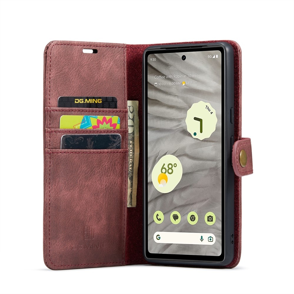 Étui portefeuille Magnet Wallet Google Pixel 8a, Red