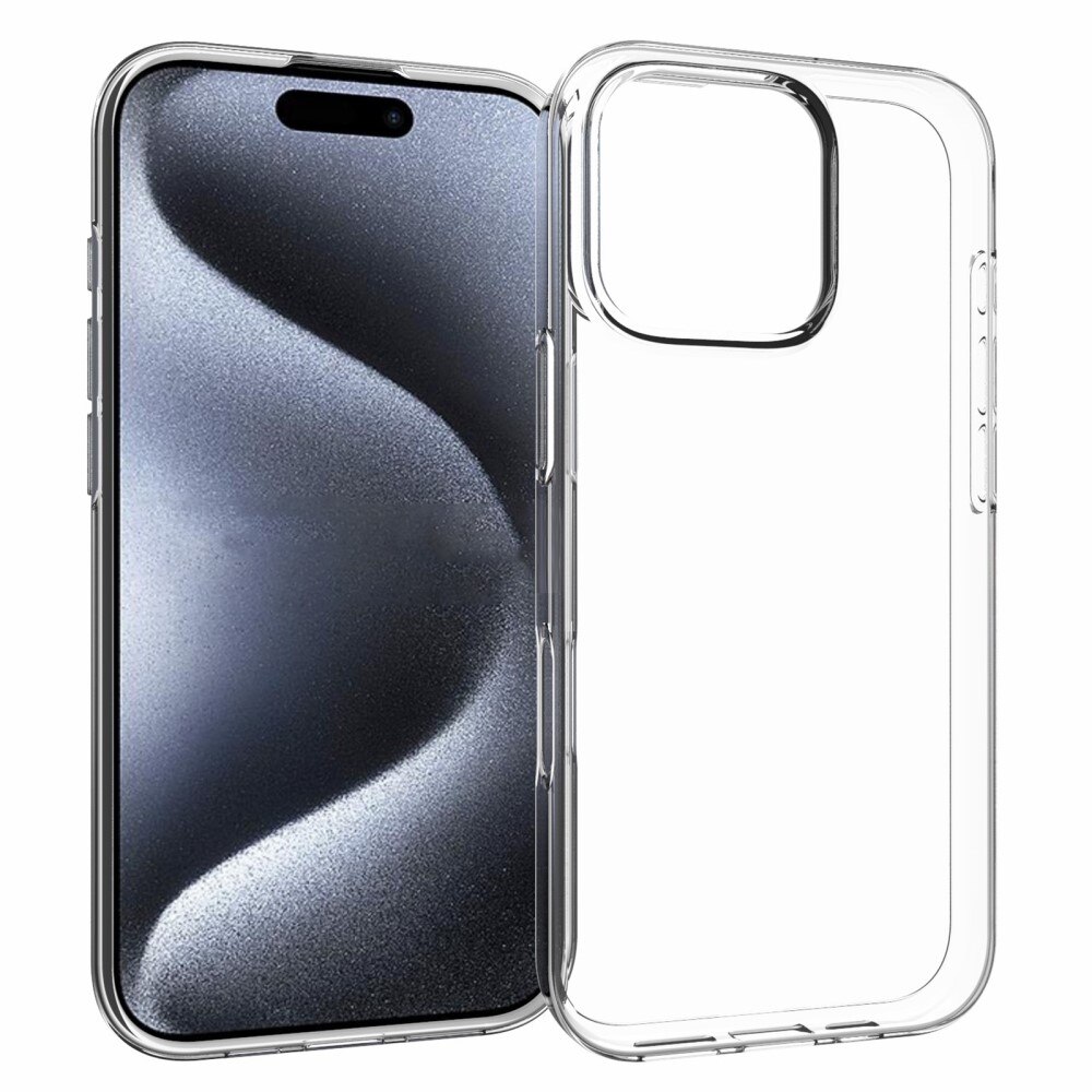 TPU Coque iPhone 16 Pro, Transparent
