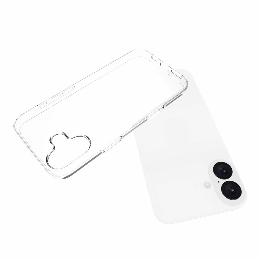 TPU Coque iPhone 16 Plus, Transparent