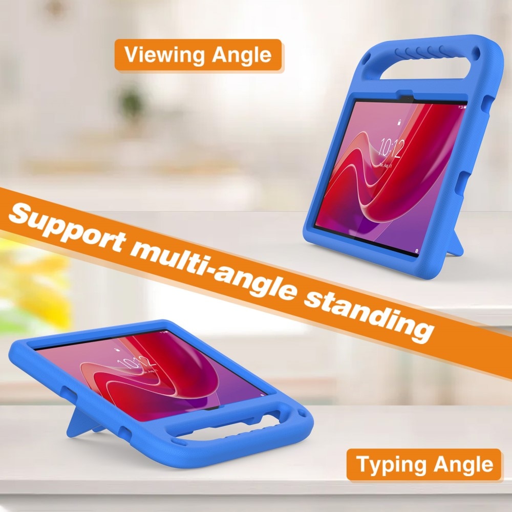 Coque EVA avec poignée pour enfants pour  Lenovo Tab, bleu