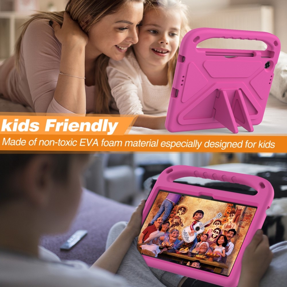 Coque EVA avec poignée pour enfants pour  Lenovo Tab, Rose