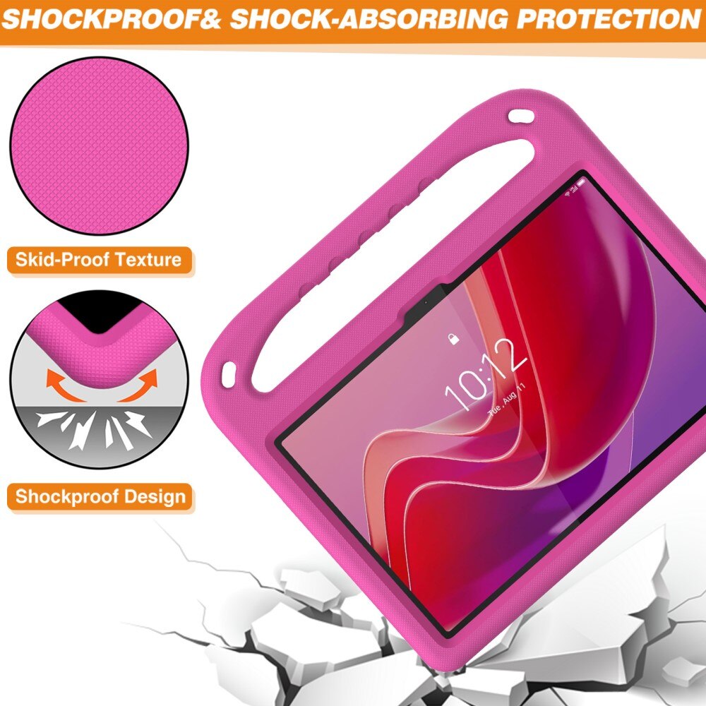 Coque EVA avec poignée pour enfants pour  Lenovo Tab, Rose