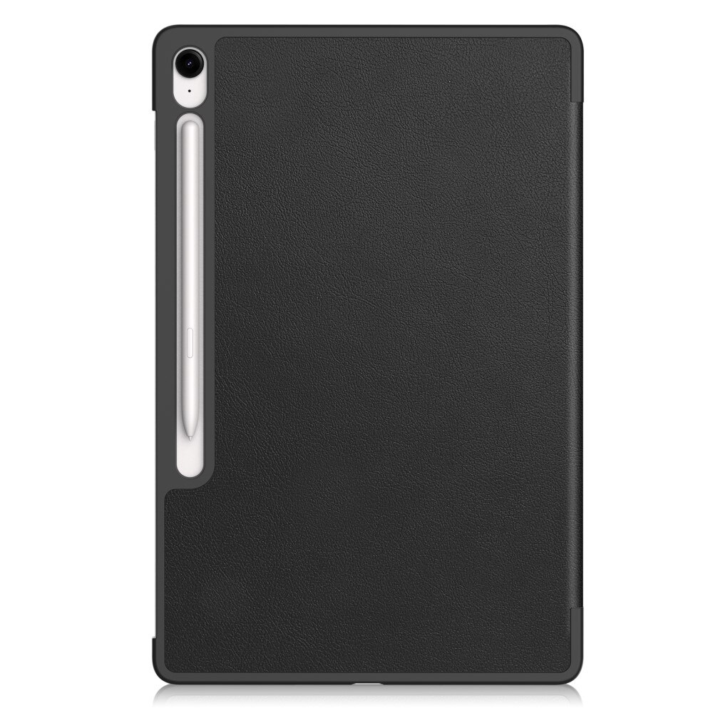 Étui Tri-Fold avec porte-stylo Samsung Galaxy Tab S10 FE Plus, noir