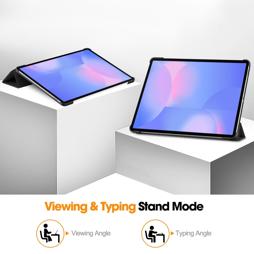 Étui Tri-Fold avec porte-stylo Samsung Galaxy Tab S10 FE Plus, noir