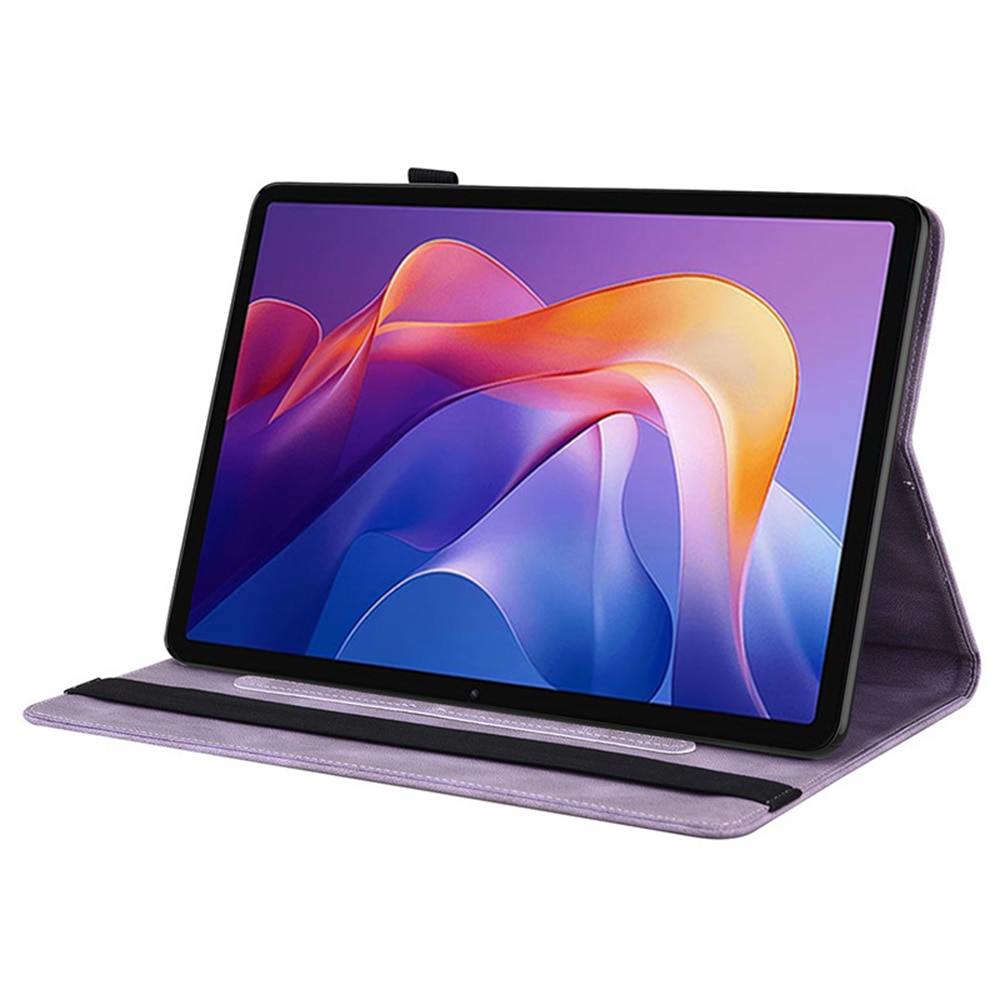 Étui en cuir avec papillons Xiaomi Redmi Pad 2 Violet