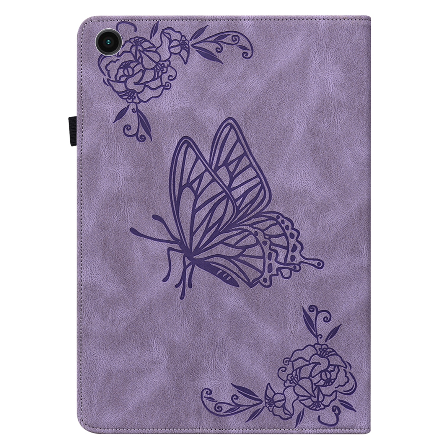 Étui en cuir avec papillons Samsung Galaxy Tab A11 Plus Violet