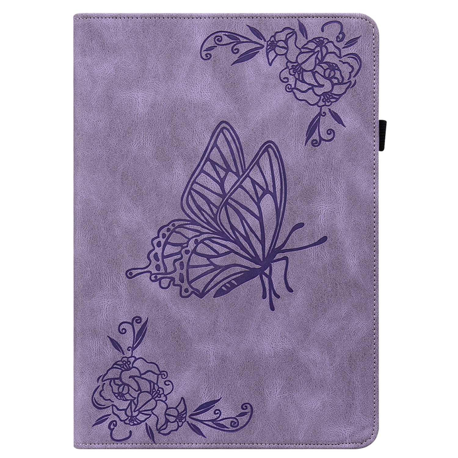Étui en cuir avec papillons Samsung Galaxy Tab A11 Plus Violet