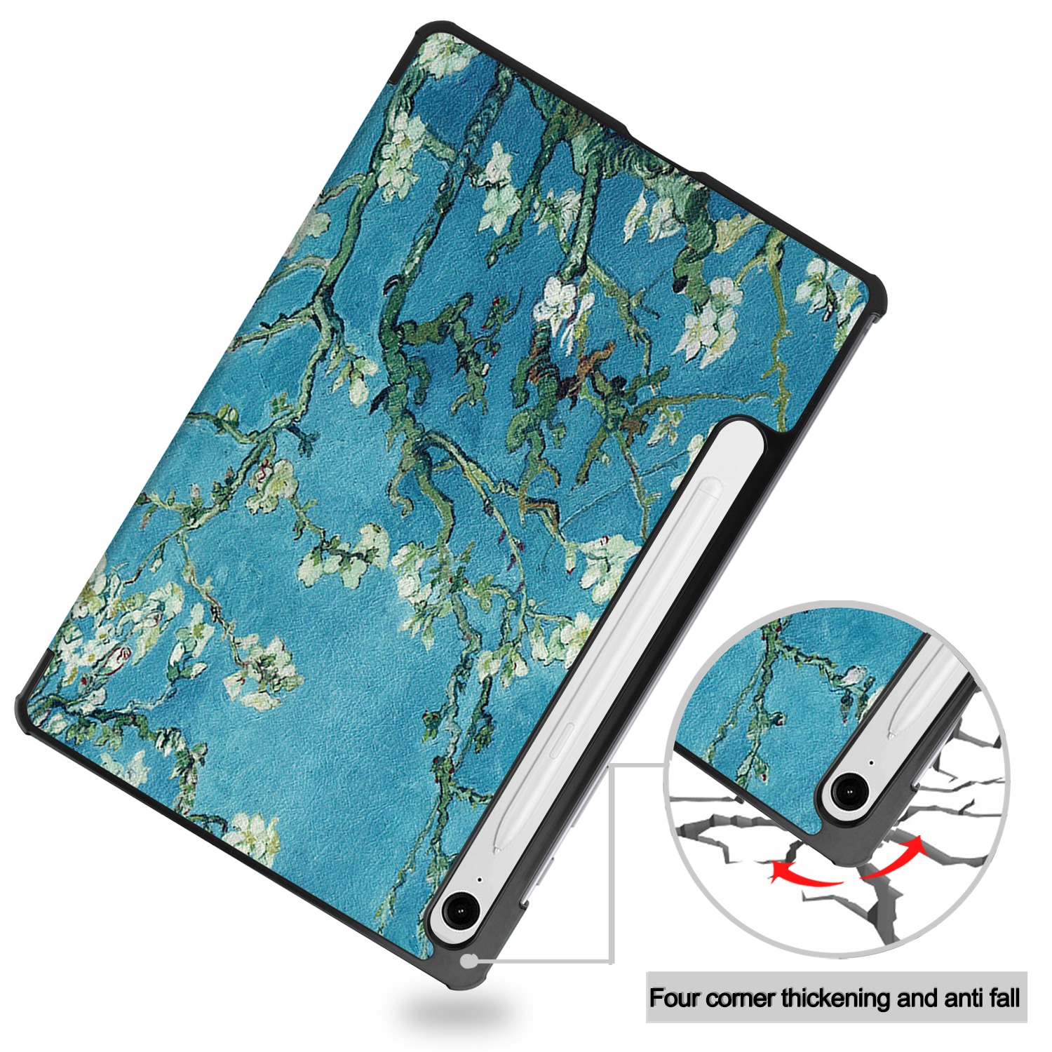 Étui Tri-Fold Samsung Galaxy S10 Lite Fleurs de cerisier