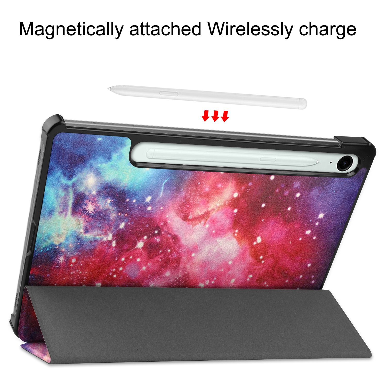Étui Tri-Fold Samsung Galaxy Tab S10 Lite, Espace