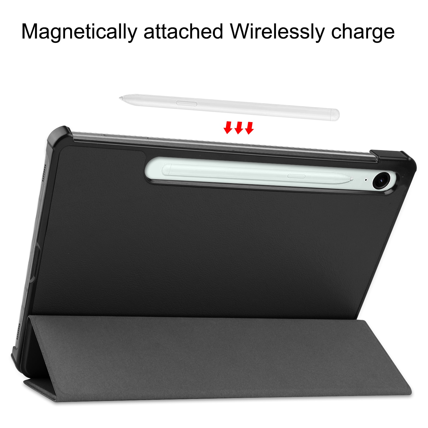 Étui Tri-Fold Samsung Galaxy Tab S10 Lite, Noir