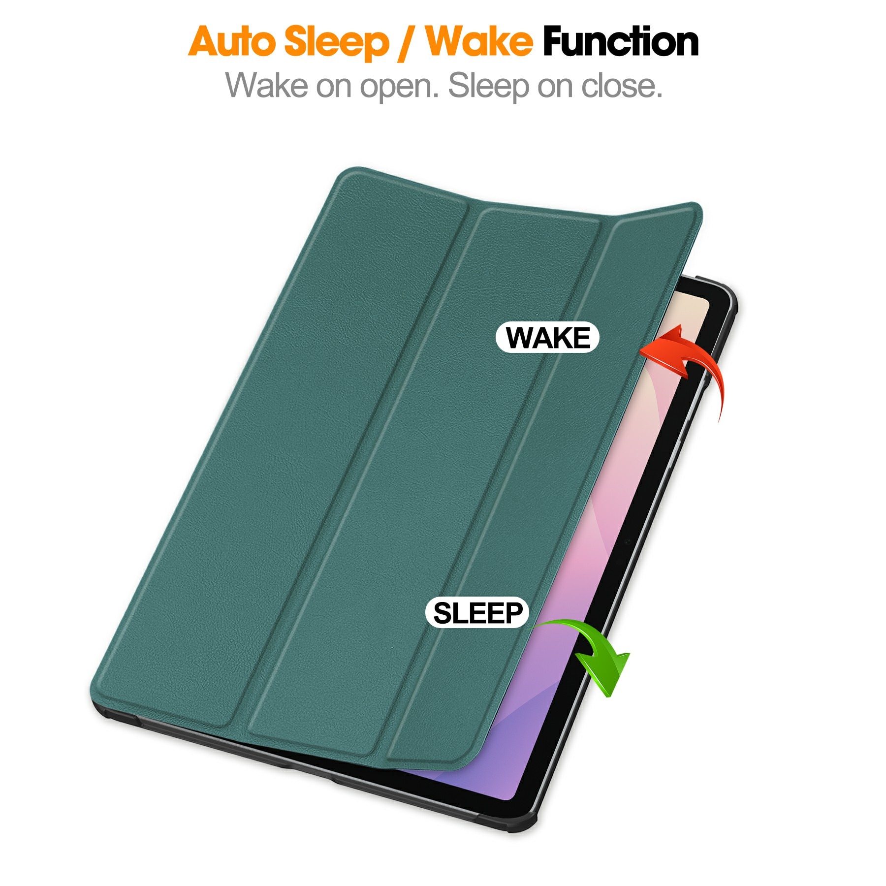 Étui Tri-Fold Samsung Galaxy Tab S11, Vert
