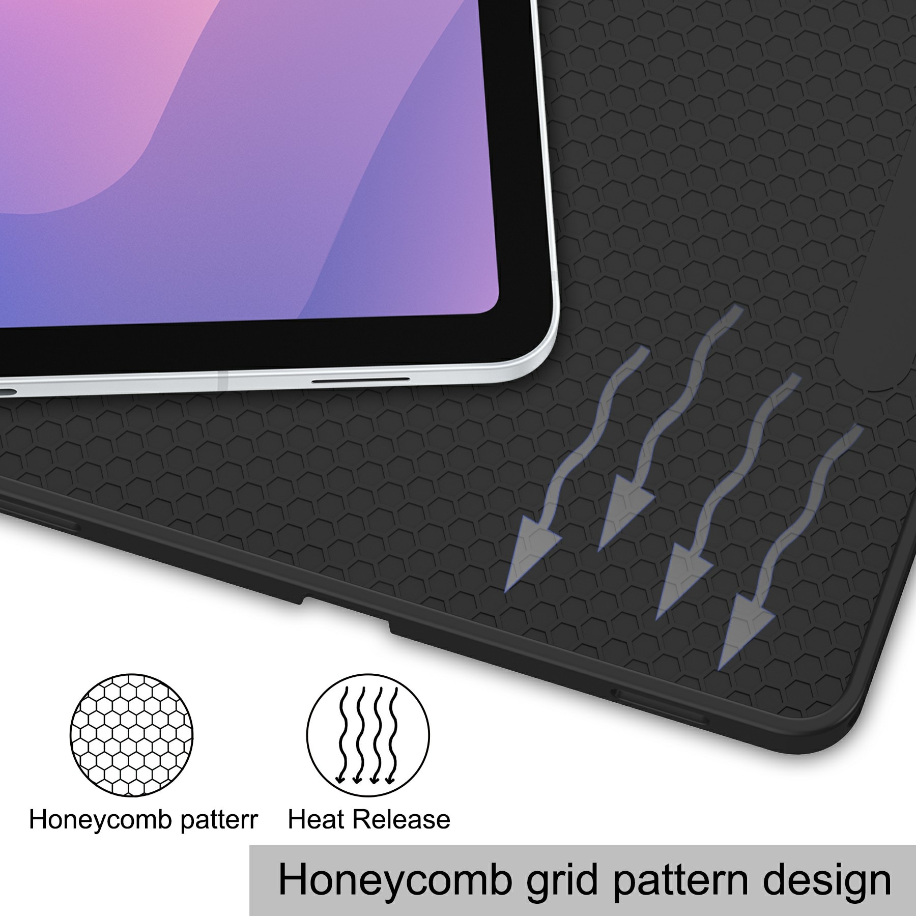 Étui Tri-Fold avec porte-stylo Samsung Galaxy Tab S11, Noir