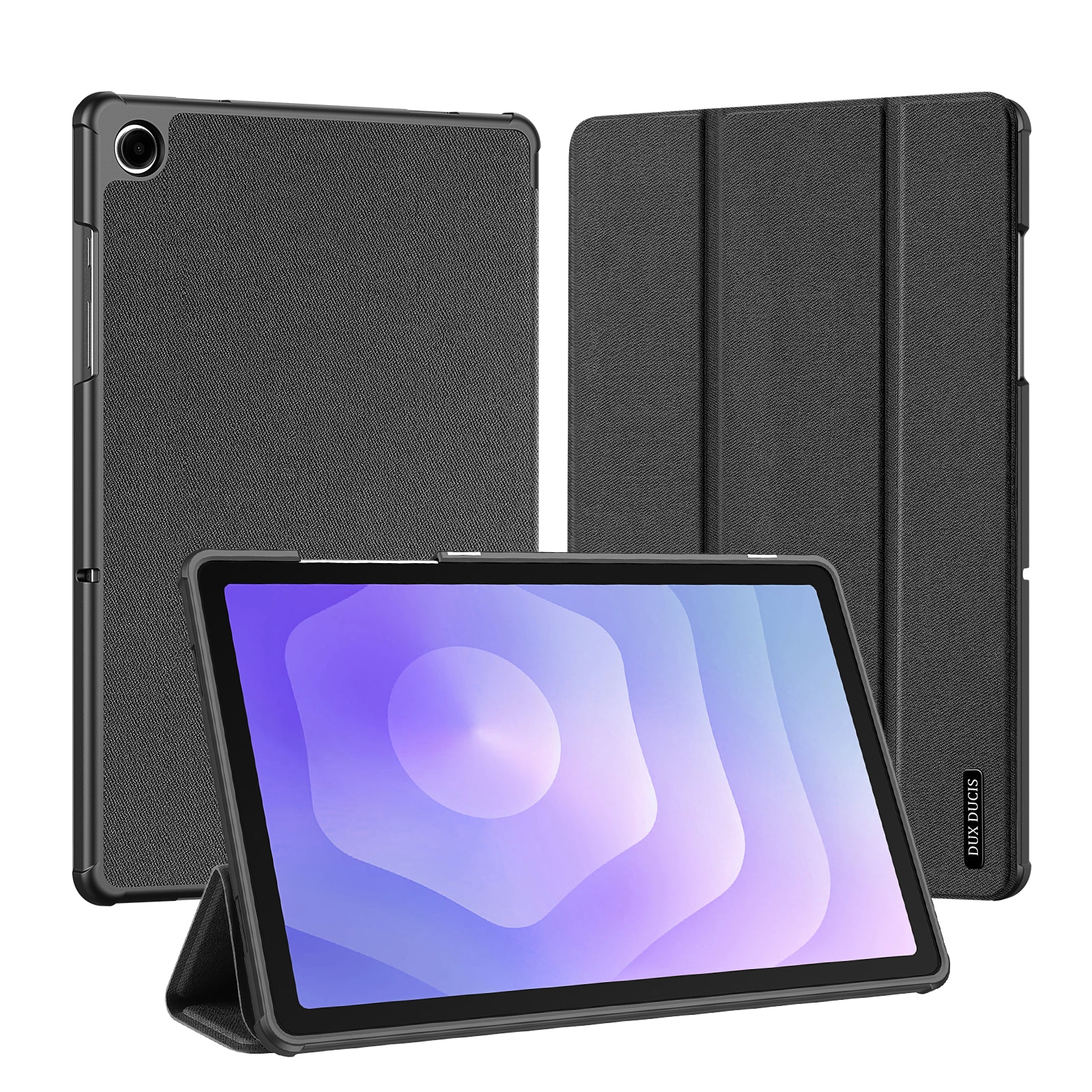 Coque Domo Tri-Fold Samsung Galaxy Tab A11 Plus Black