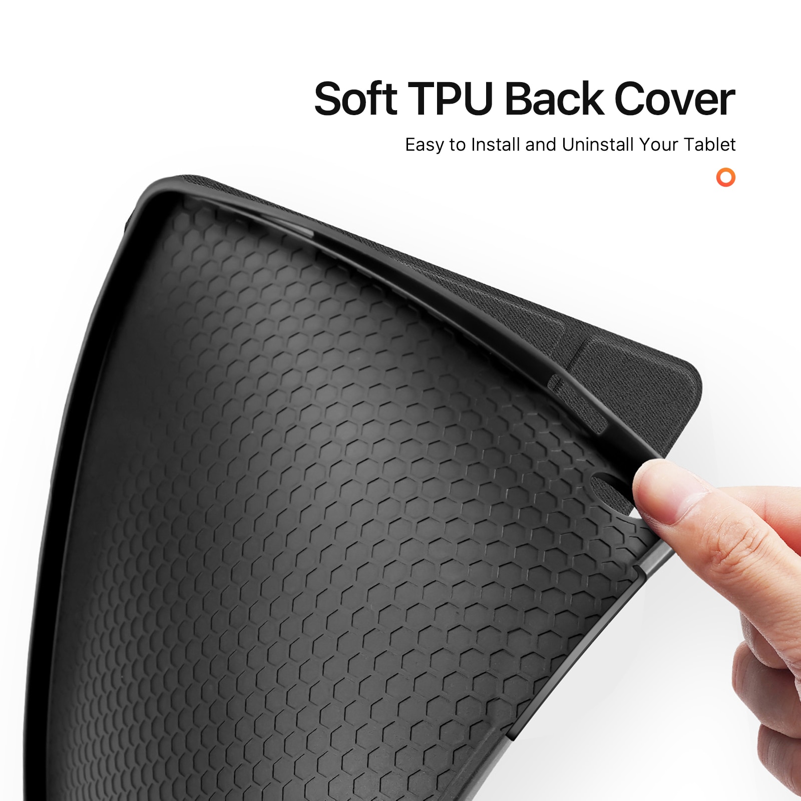 Coque Domo Tri-Fold Samsung Galaxy Tab A9 Plus Black