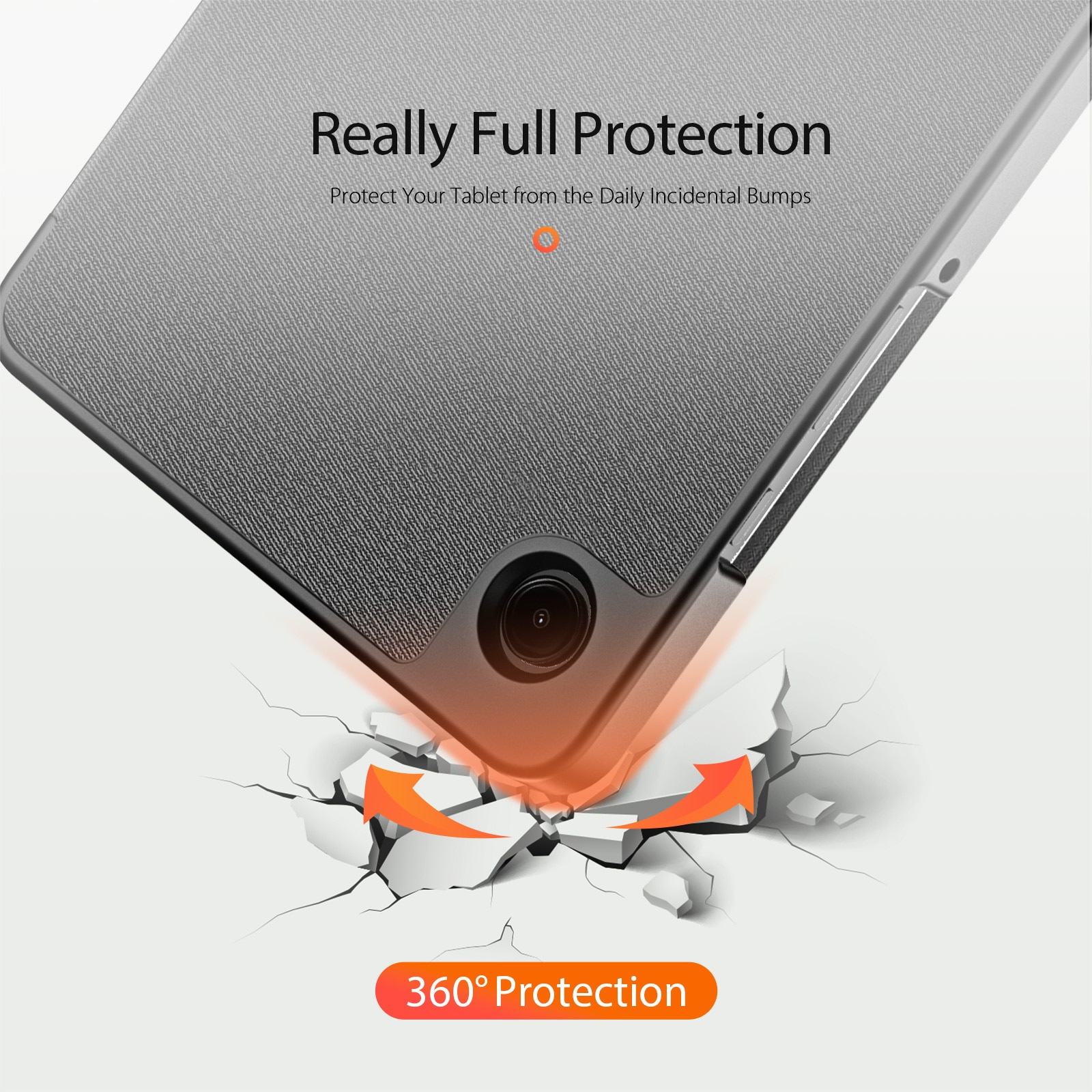 Coque Domo Tri-Fold Samsung Galaxy Tab A9 Black